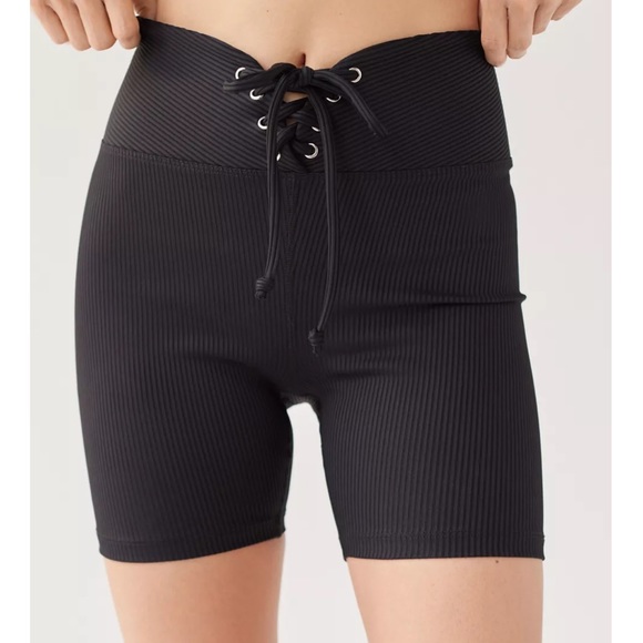 Year of Ours Football Lace Up Biker Short - Picture 1 of 4